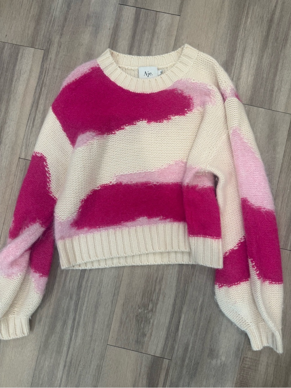 Aje pink sweater